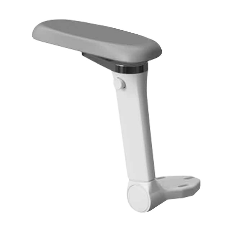 صندلی بازی آلومینیومی کروم خاکستری 711-5D صندلی دفتر 5D ARMREST